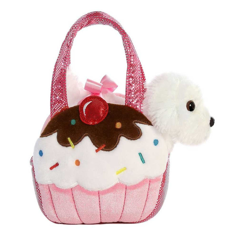 Fancy Pal Dog in Cupcake Bag
