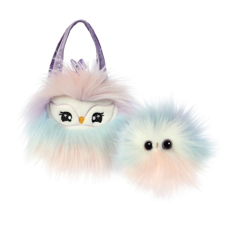 Fancy Pal Owl in Fluffy Bag
