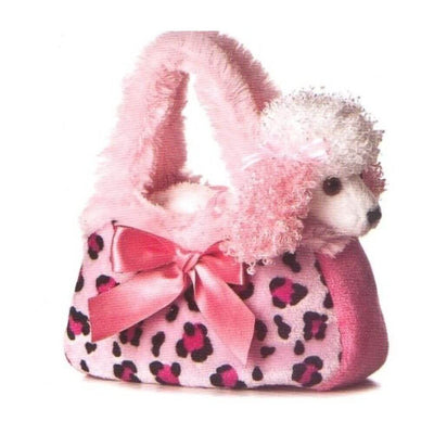 Fancy Pal Poodle in Pink Spot Bag-The Enchanted Child