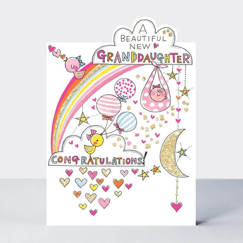 Granddaughter New Baby Card