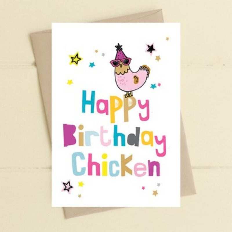 Happy Birthday Chicken Card-Baby Gifts Australia-Toys-Mornington Peninsula