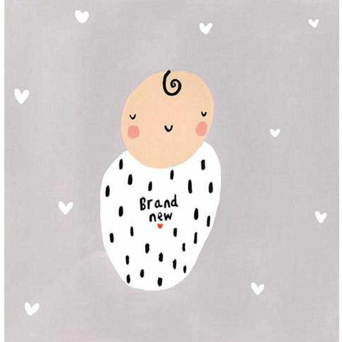 Hearts New Baby Card