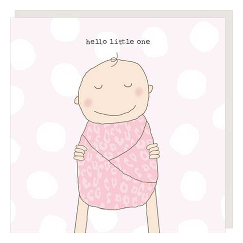 Hello Baby Girl Card