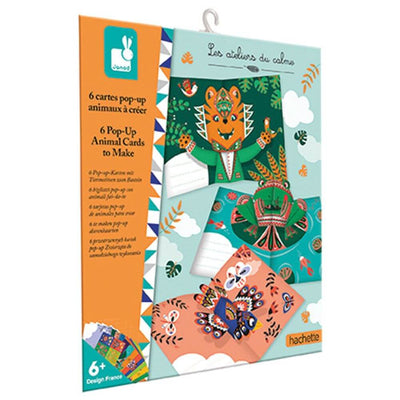 Janod Pop Up Animal Cards-Baby Gifts-Kids Toys-Mornington Peninsula