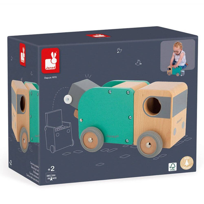 Janod Recycling Truck-Baby Gifts-Kids Toys-Mornington Peninsula