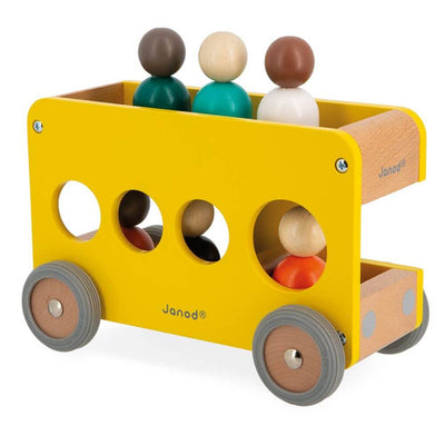 Janod Wooden School Bus-Baby Gifts-Kids Toys-Mornington Peninsula