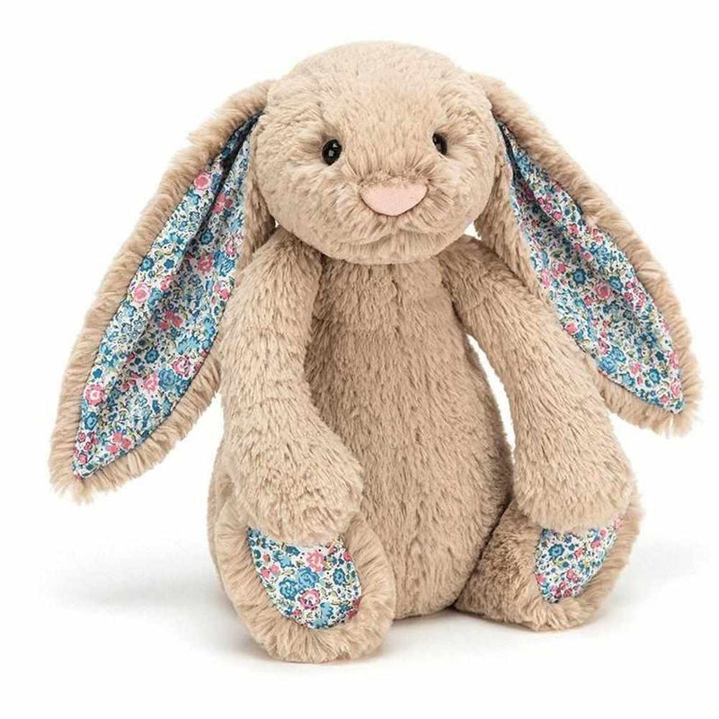 Jellycat Beige Blue Blossom Bunny