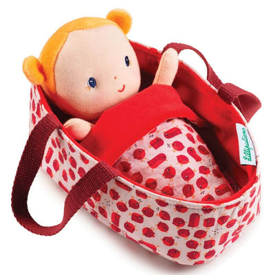 Lilliputiens Baby Agathe Doll + Bed-Baby Gifts-Kids Toys-Mornington Peninsula