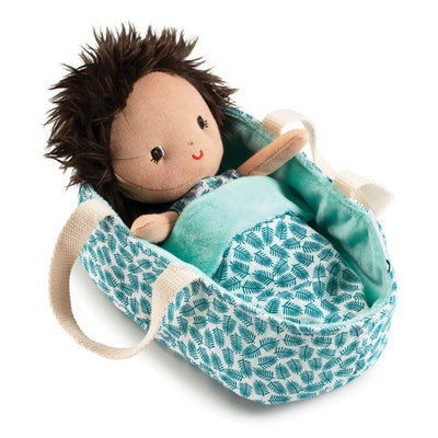 Lilliputiens Baby Ari Doll + Bed-Baby Gifts-Kids Toys-Mornington Peninsula