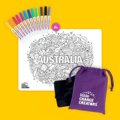 Little Change Creators Australia Colouring Set