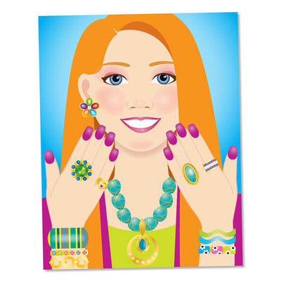 Melissa & Doug Jewellery & Nails Glitter Stickers Pad
