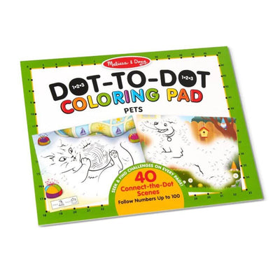 Melissa & Doug Pets Dot-to-Dot Colouring Pad-The Enchanted Child-Mornington Peninsula