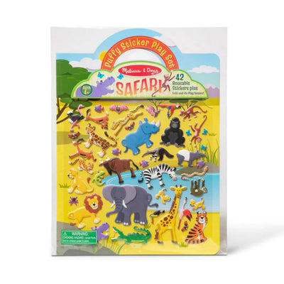 Melissa & Doug Safari Puffy Sticker Set-Baby Gifts and Toys-Mornington Peninsula