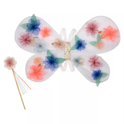 Meri Meri Flower Wings + Wand-Baby Gifts-Toys & Kids Books-The Enchanted Child