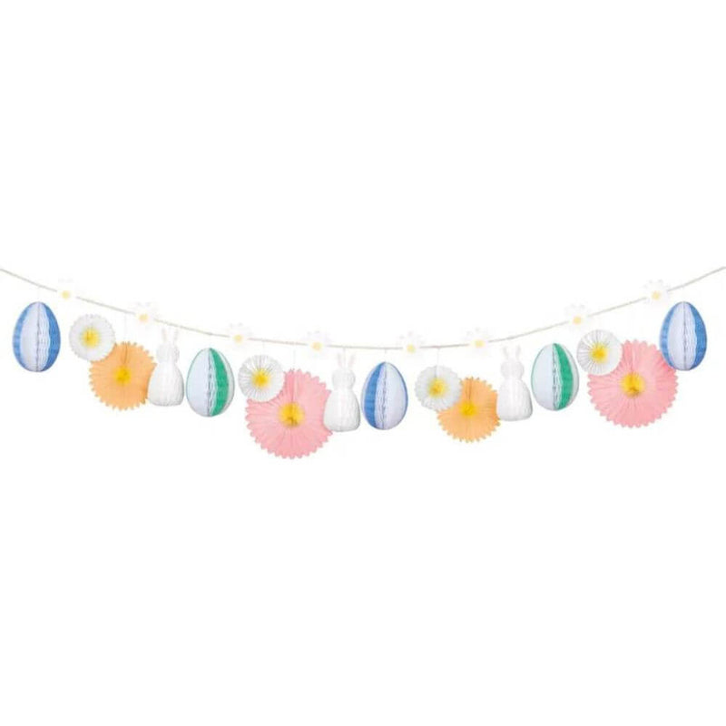 Meri Meri Honeycomb Easter Bunny Garland-Baby Gifts-Toys & Kids Books-The Enchanted Child
