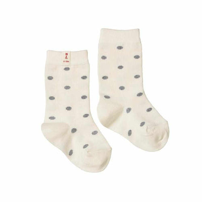 Nature Baby Grey Polka Dots Socks