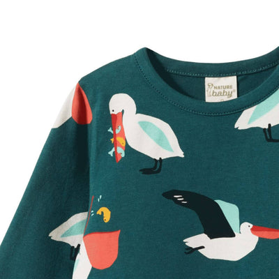 Nature Baby Pelican Party Print Tee