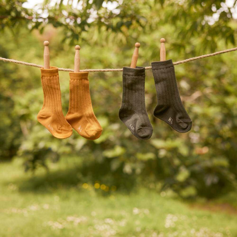 Nature Baby Thyme Rib Socks-Baby Gifts-Toys-Mornington Peninsula-The Enchanted Child