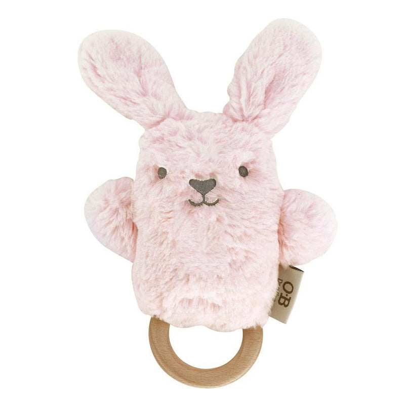 O.B Designs Betsy Bunny Rattle & Teething Ring