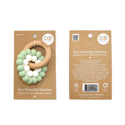 O.B Designs Mint Eco-Friendly Teether