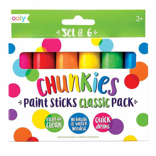 Ooly Chunkie Paint Sticks x6