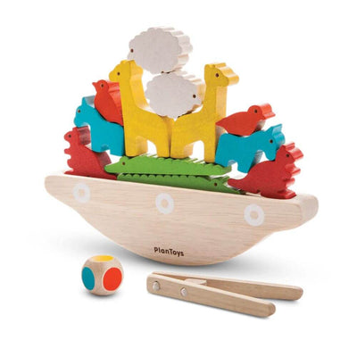 PlanToys Wooden Balancing Boat-Baby Gifts and Toys-Mornington Peninsula
