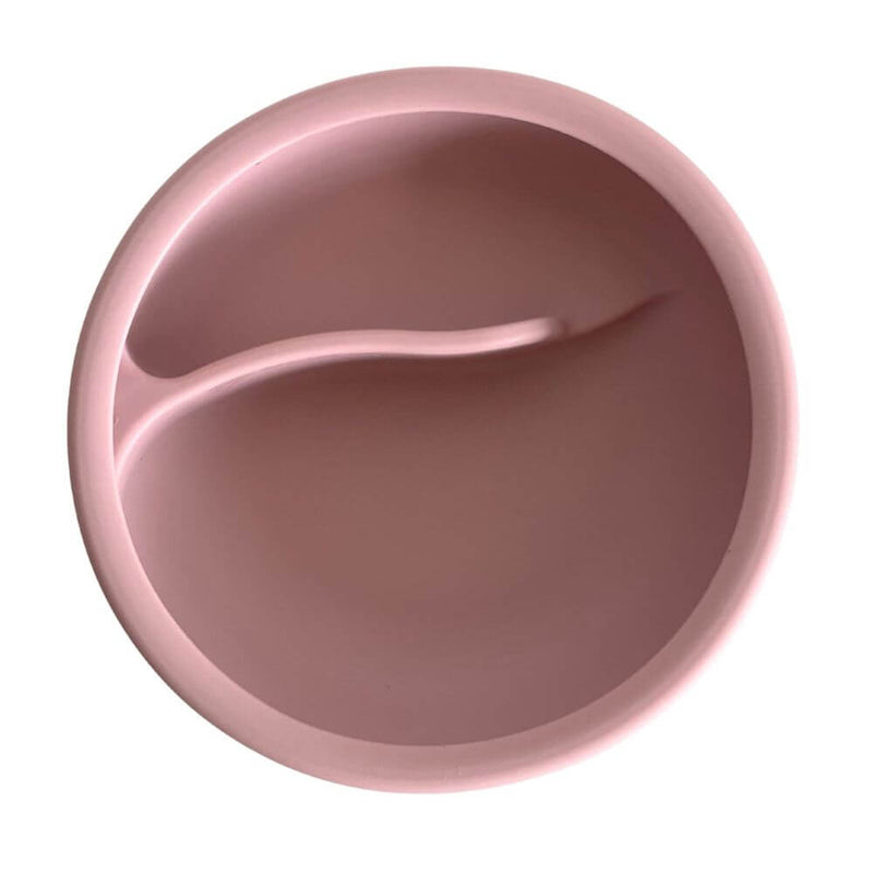 Smoosh Pink Divider Suction Bowl-Mealtime-The Enchanted Child