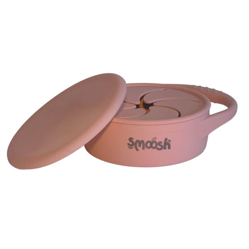 Smoosh Pink Silicone Snack Cup-Mealtime-The Enchanted Child
