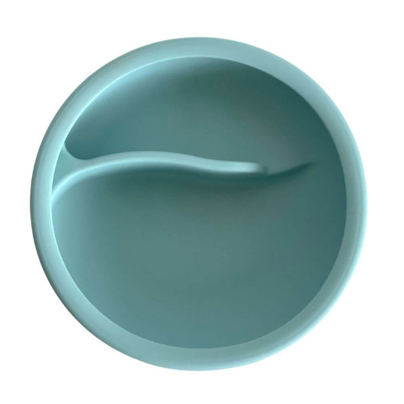 Smoosh Teal Divider Suction Bowl-Mealtime-The Enchanted Child