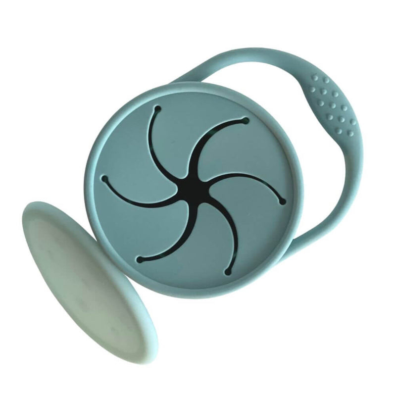 Smoosh Teal Silicone Snack Cup-Mealtime-The Enchanted Child