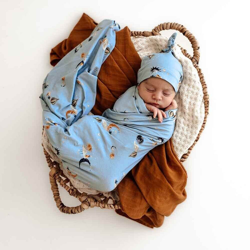 Snuggle Hunny Dream Jersey Wrap & Beanie Set-Baby Gifts-Kids Toys-Mornington-Balnarring
