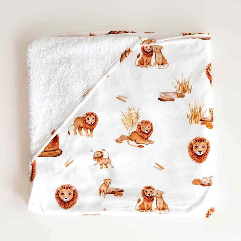 Snuggle Hunny Kids Lion Hooded Bath Towel
