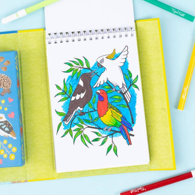 Tiger Tribe Aussie Animals Colouring Set-Baby Gifts and Toys Online-Mornington Peninsula