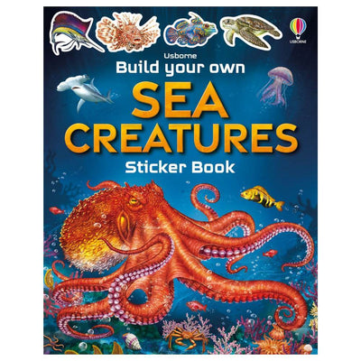 Usborne Build Your Own Sea Creatures-Kids Sticker Books-The Enchanted Child