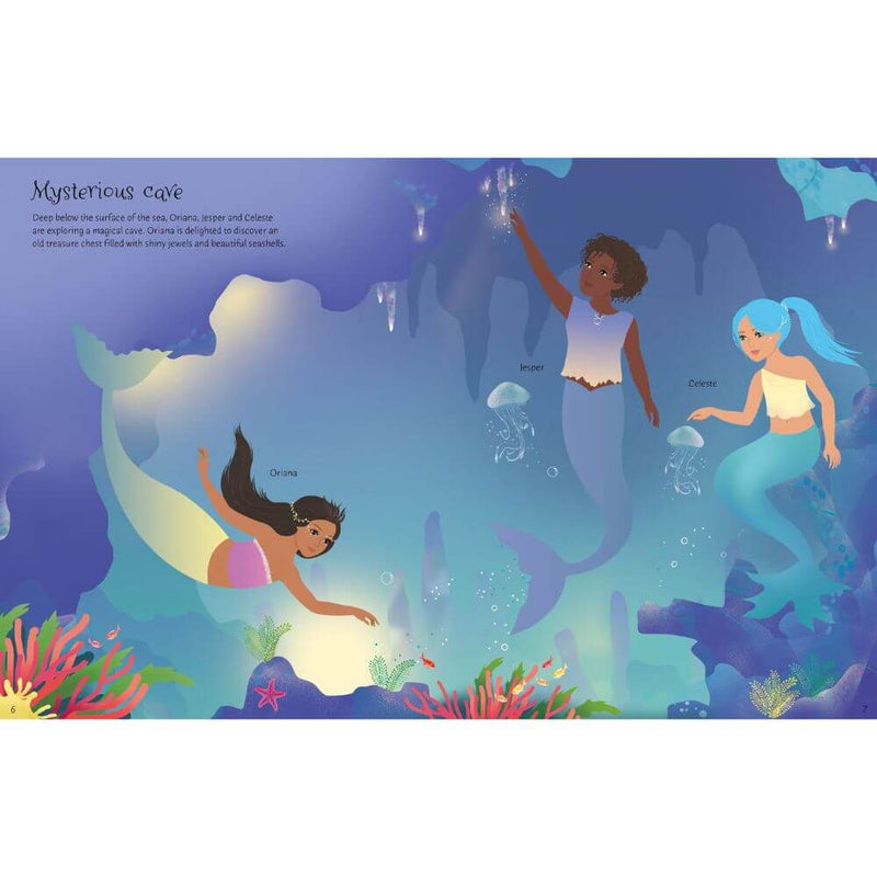 Usborne Mermaid Kingdom Sticker Dolls-The Enchanted Child-Mornington Peninsula