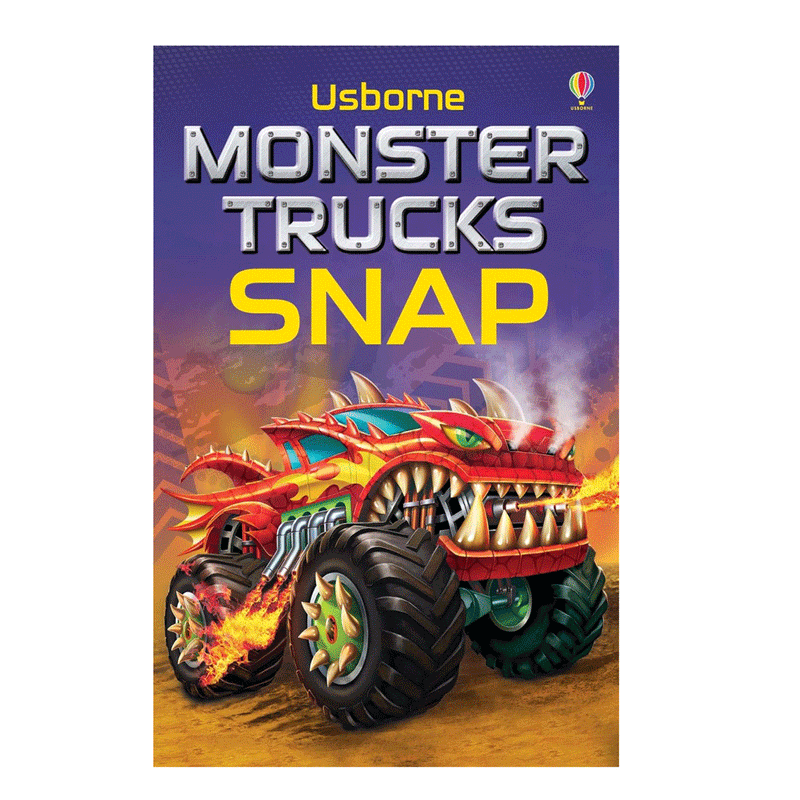 Usborne Monster Truck Snap Card Game