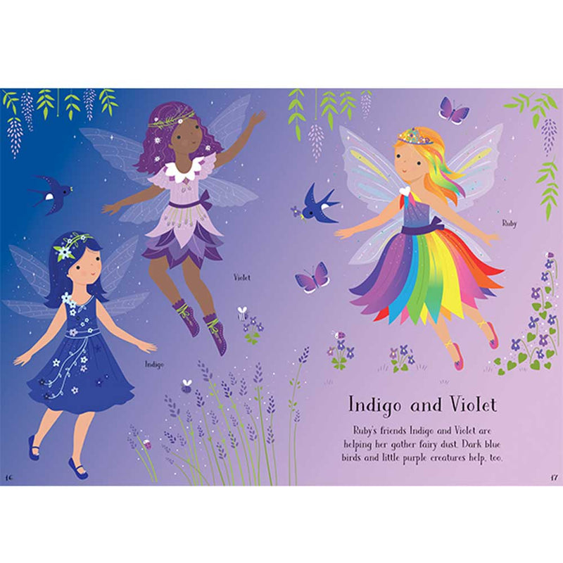 Usborne Rainbow Fairy Little Sticker Dolls