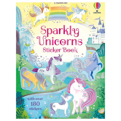 Usborne Sparkly Unicorns Sticker Book-Baby Gifts-Kids Toys-Mornington Peninsula