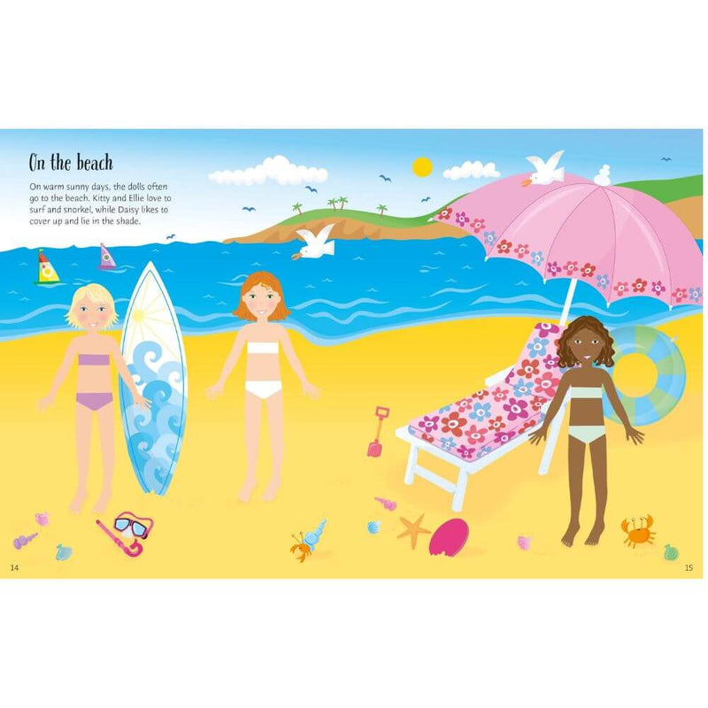 Usborne Wonderland Sticker Dolls-The Enchanted Child