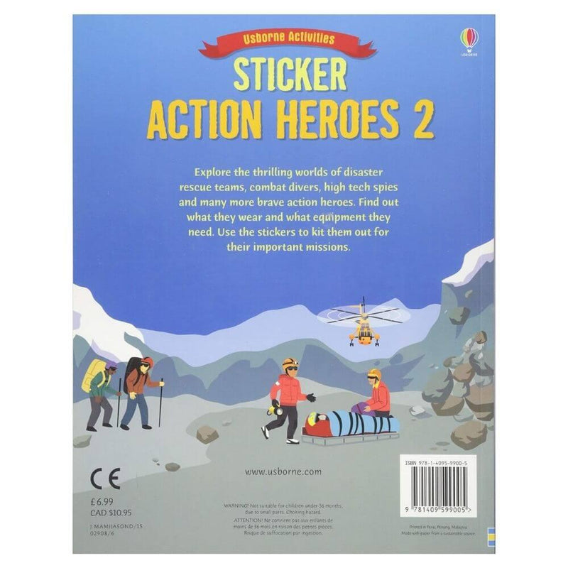 Usborne Sticker Dolls: Action Heroes 2*