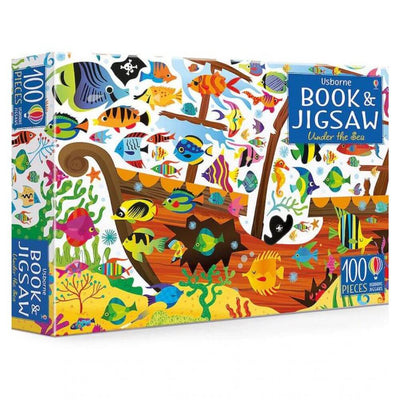 Usborne Book & Jigsaw Under the Sea-Baby Gifts and Toys-Mornington Peninsula