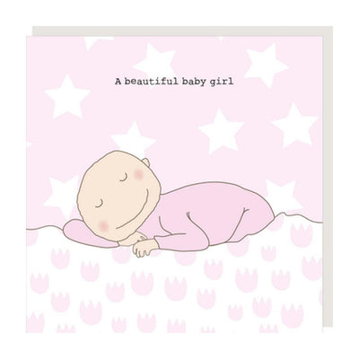 A Beautiful Baby Girl Card