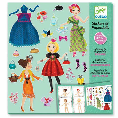 Djeco Fashion Stickers & Paper Dolls