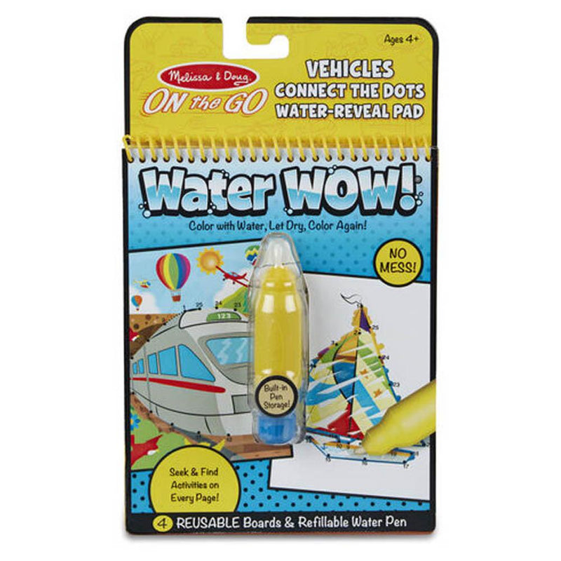 Melissa & Doug Connect the Dots Vehicles Water Wow