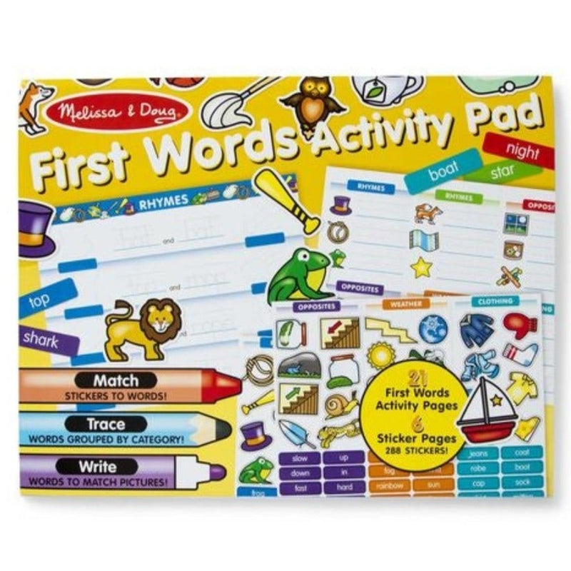 Melissa & Doug First Words Activity Pad
