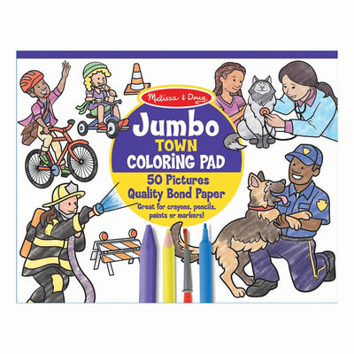 Melissa & Doug Jumbo Colouring Pad: Town