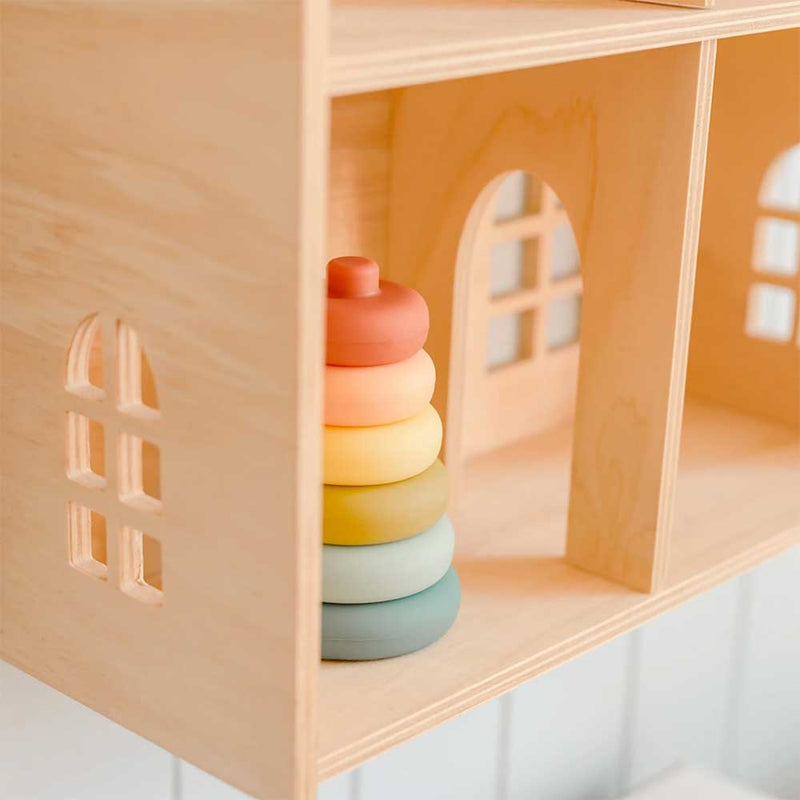 O.B Designs Cherry Silicone Stacking Tower
