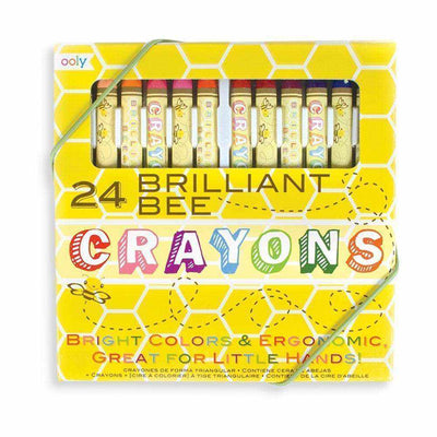 Ooly Brilliant Bee Crayons x24