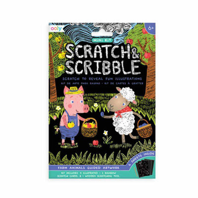 Ooly Farm Mini Scratch & Scribble