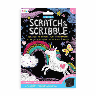 Ooly Funtastic Friends Mini Scratch & Scribble